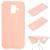 Силіконовий (TPU) чохол Deexe Matte Case для Samsung Galaxy A6 2018 (A600), Pink