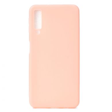 Силиконовый (TPU) чехол Deexe Matte Case для Samsung Galaxy A7 2018 (A750) - Pink