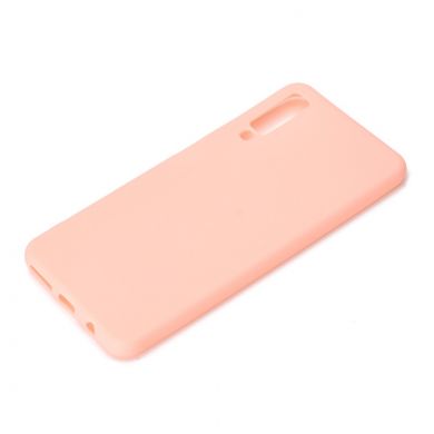 Силиконовый (TPU) чехол Deexe Matte Case для Samsung Galaxy A7 2018 (A750) - Pink
