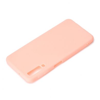 Силиконовый (TPU) чехол Deexe Matte Case для Samsung Galaxy A7 2018 (A750) - Pink