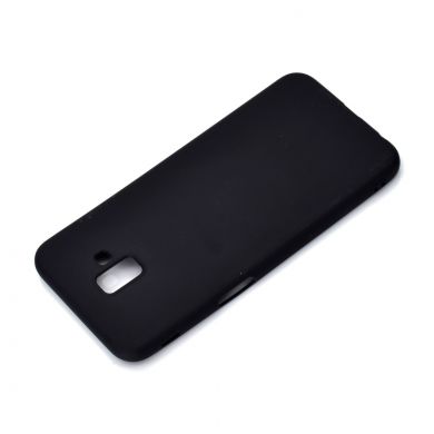 Силиконовый (TPU) чехол Deexe Matte Case для Samsung Galaxy J6+ (J610) - Black