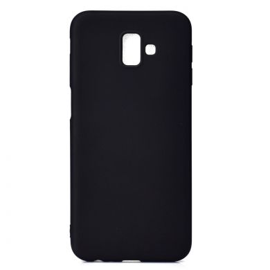 Силиконовый (TPU) чехол Deexe Matte Case для Samsung Galaxy J6+ (J610) - Black