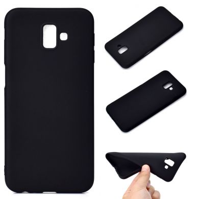 Силіконовий (TPU) чохол Deexe Matte Case для Samsung Galaxy J6+ (J610) - Black