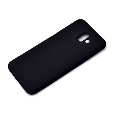 Силиконовый (TPU) чехол Deexe Matte Case для Samsung Galaxy J6+ (J610) - Black