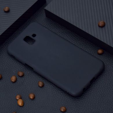 Силиконовый (TPU) чехол Deexe Matte Case для Samsung Galaxy J6+ (J610) - Black