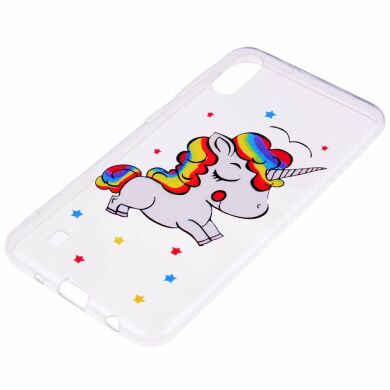 Силіконовий (TPU) чохол Deexe Pretty Glossy для Samsung Galaxy A10 (A105) - Unicorn