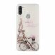 Силиконовый (TPU) чехол Deexe Pretty Glossy для Samsung Galaxy M11 (M115) - Eiffel Tower and Bicycle. Фото 1 из 5