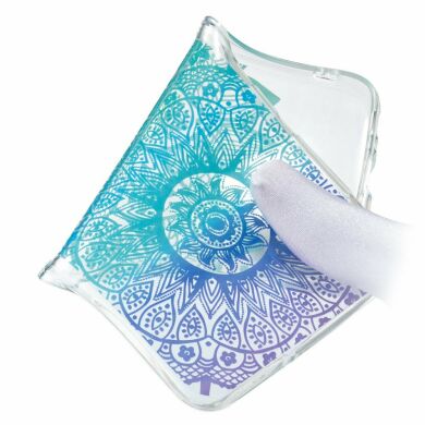 Силіконовий (TPU) чохол Deexe Pretty Glossy для Samsung Galaxy M20 (M205) - Mandala Flower