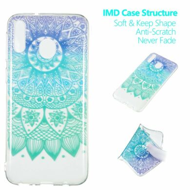 Силіконовий (TPU) чохол Deexe Pretty Glossy для Samsung Galaxy M20 (M205) - Mandala Flower