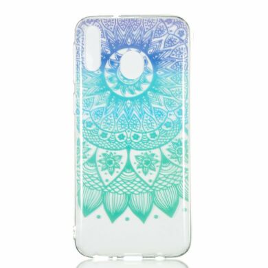 Силіконовий (TPU) чохол Deexe Pretty Glossy для Samsung Galaxy M20 (M205) - Mandala Flower