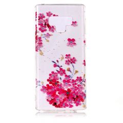 Силиконовый (TPU) чехол Deexe Pretty Glossy для Samsung Galaxy Note 9 (N960) - Vivid Flowers