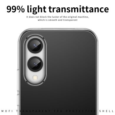 Силиконовый (TPU) чехол MOFI Thin Guard для Samsung Galaxy S25 Edge (S937) - Transparent