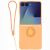 Силиконовый (TPU) чехол с кольцом Deexe Color Shell (FF) для Samsung Galaxy Flip 8 - Orange