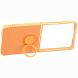Силиконовый (TPU) чехол с кольцом Deexe Color Shell (FF) для Samsung Galaxy Flip 8 - Orange. Фото 3 из 5
