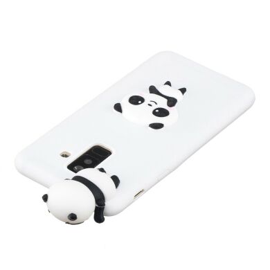 Силіконовий (TPU) чохол UniCase 3D Cartoon Pattern для Samsung Galaxy A6+ 2018 (A605), Panda Waving Hand