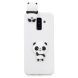 Силіконовий (TPU) чохол UniCase 3D Cartoon Pattern для Samsung Galaxy A6+ 2018 (A605), Panda Waving Hand