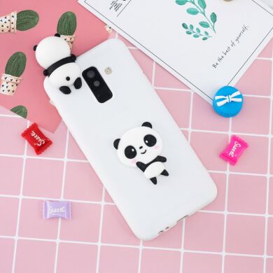 Силіконовий (TPU) чохол UniCase 3D Cartoon Pattern для Samsung Galaxy A6+ 2018 (A605), Panda Waving Hand