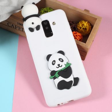 Силиконовый (TPU) чехол UniCase 3D Pattern для Samsung Galaxy A6+ 2018 (A605) - Cute Panda B