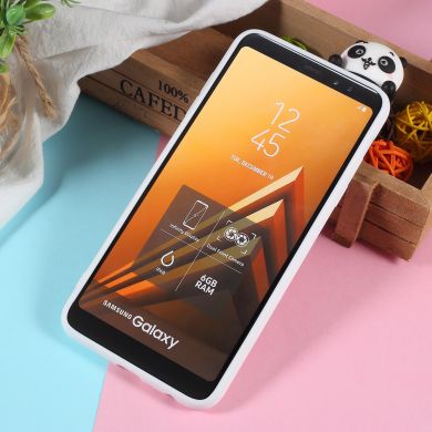 Силиконовый (TPU) чехол UniCase 3D Pattern для Samsung Galaxy A6+ 2018 (A605) - Cute Panda B