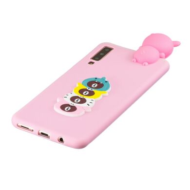 Силіконовий (TPU) чохол UniCase 3D Pattern для Samsung Galaxy A7 2018 (A750) - Cartoon Bear