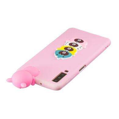 Силіконовий (TPU) чохол UniCase 3D Pattern для Samsung Galaxy A7 2018 (A750) - Cartoon Bear