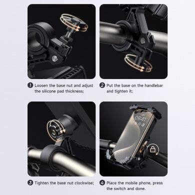 Велосипедний тримач MCDODO CM-524 Cycling Holder - Black