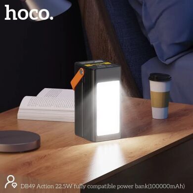 Внешний аккумулятор Hoco DB49 Action 22.5W (100000mAh) - Black