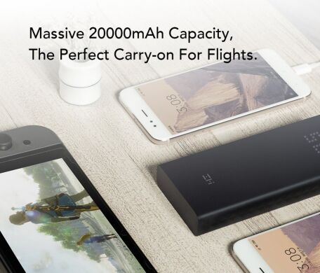 Внешний аккумулятор Xiaomi ZMI Aura 20000mAh (QB821) - White