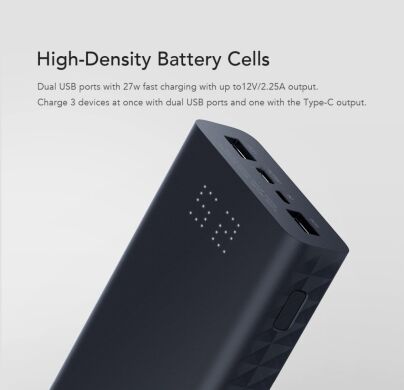 Внешний аккумулятор Xiaomi ZMI Aura 20000mAh (QB821) - White