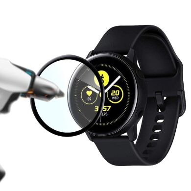 Захисне скло Deexe 3D Full Cover для Samsung Galaxy Watch Active 2 44mm - Black