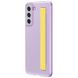Захисний чохол Clear Strap Cover для Samsung Galaxy S21 FE (G990) EF-XG990CVEGRU - Lavender