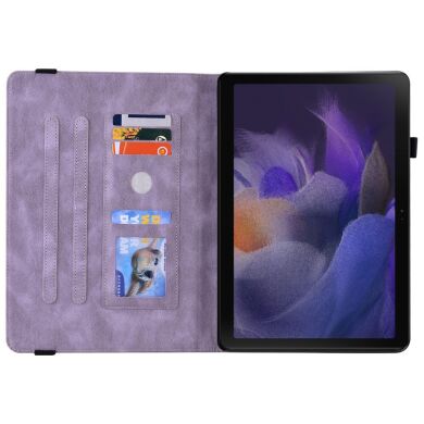 Защитный чехол Deexe Butterfly Case для Samsung Galaxy Tab A9 (X110/115) - Purple