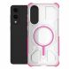 Защитный чехол Deexe Clear Bibercas для Samsung Galaxy S25 Edge (S937) - Pink. Фото 2 из 7
