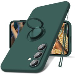 Защитный чехол Deexe Color Shell для Samsung Galaxy S24 (S921) - Dark Green