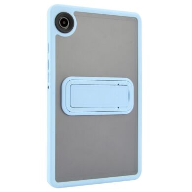 Защитный чехол Deexe Crystal Kickstand для Samsung Galaxy Tab A9 (X110/115) - Baby Blue