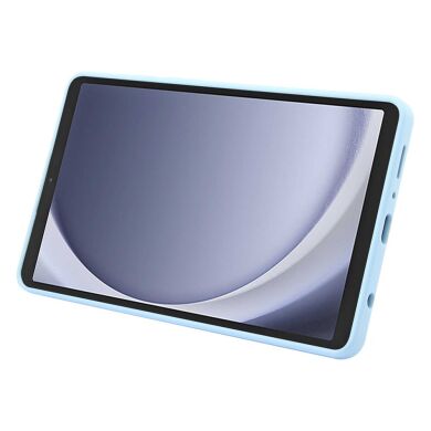Защитный чехол Deexe Crystal Kickstand для Samsung Galaxy Tab A9 (X110/115) - Baby Blue