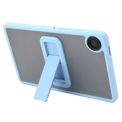 Защитный чехол Deexe Crystal Kickstand для Samsung Galaxy Tab A9 (X110/115) - Baby Blue