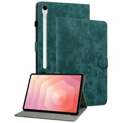 Защитный чехол Deexe Cute Tiger для Samsung Galaxy Tab S11 (X730/X736) - Green