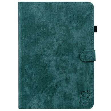 Защитный чехол Deexe Cute Tiger для Samsung Galaxy Tab S11 (X730/X736) - Green