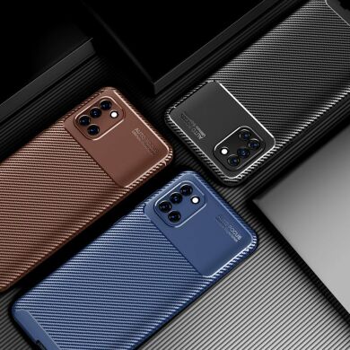 Защитный чехол Deexe Fusion для Samsung Galaxy A31 (A315) - Blue