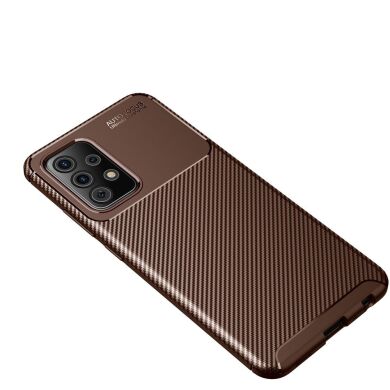 Захисний чохол Deexe Fusion для Samsung Galaxy A52 (A525) / A52s (A528) - Brown