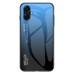 Защитный чехол Deexe Gradient Color для Samsung Galaxy A07 (A075) - Blue / Black