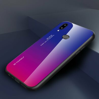Защитный чехол Deexe Gradient Color для Samsung Galaxy A10s (A107) - Dark Blue/Rose