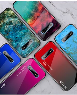 Защитный чехол Deexe Gradient Pattern для Samsung Galaxy S10 Plus (G975) - Colorful Nebula