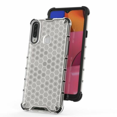 Захисний чохол Deexe Honeycomb Series для Samsung Galaxy A20s (A207) - White