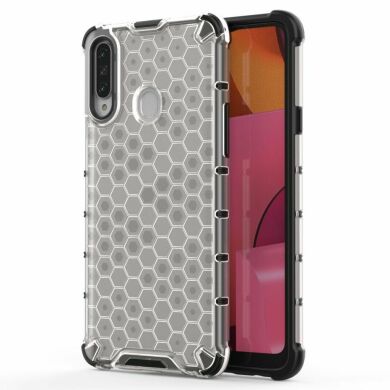 Захисний чохол Deexe Honeycomb Series для Samsung Galaxy A20s (A207) - White