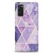 Защитный чехол Deexe Marble Pattern для Samsung Galaxy S20 FE (G780) - Light Purple. Фото 2 из 8