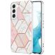 Защитный чехол Deexe Marble Pattern для Samsung Galaxy S23 - White / Pink. Фото 1 из 5