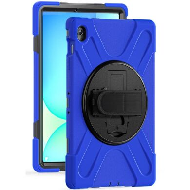 Защитный чехол Deexe Rotation Hybrid для Samsung Galaxy Tab S10 FE Plus - Blue
