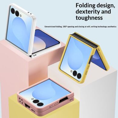 Защитный чехол Deexe Satin Case для Samsung Galaxy Flip 8 - Light Green